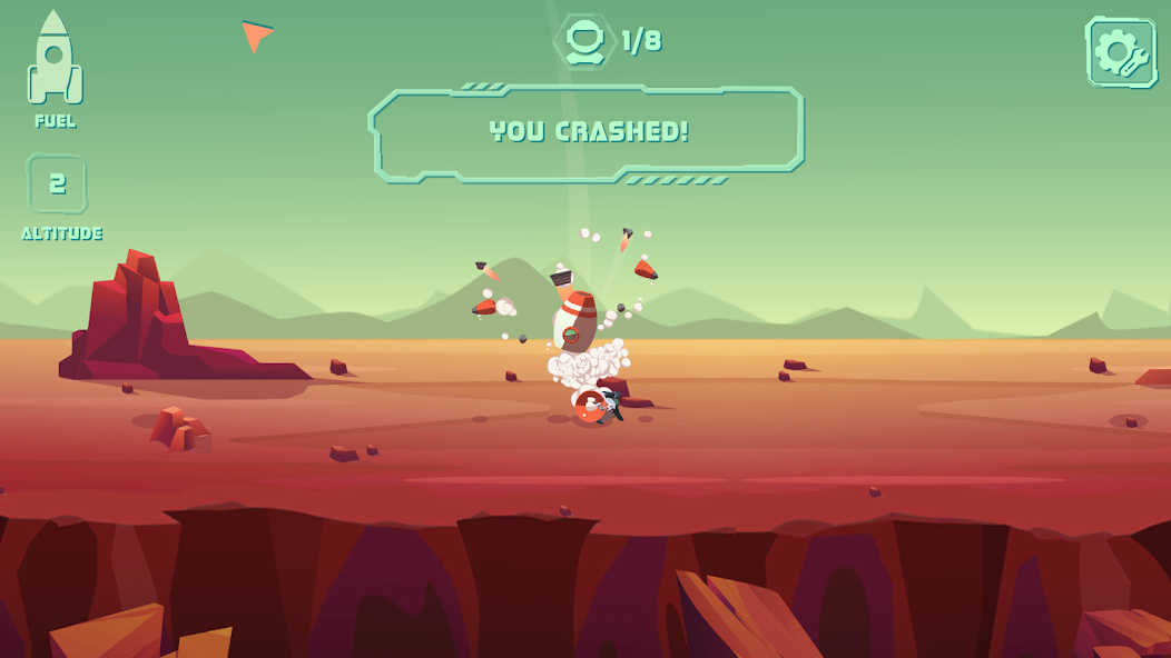Mars dunes: tiny wings mission - Leaderboard screenshot